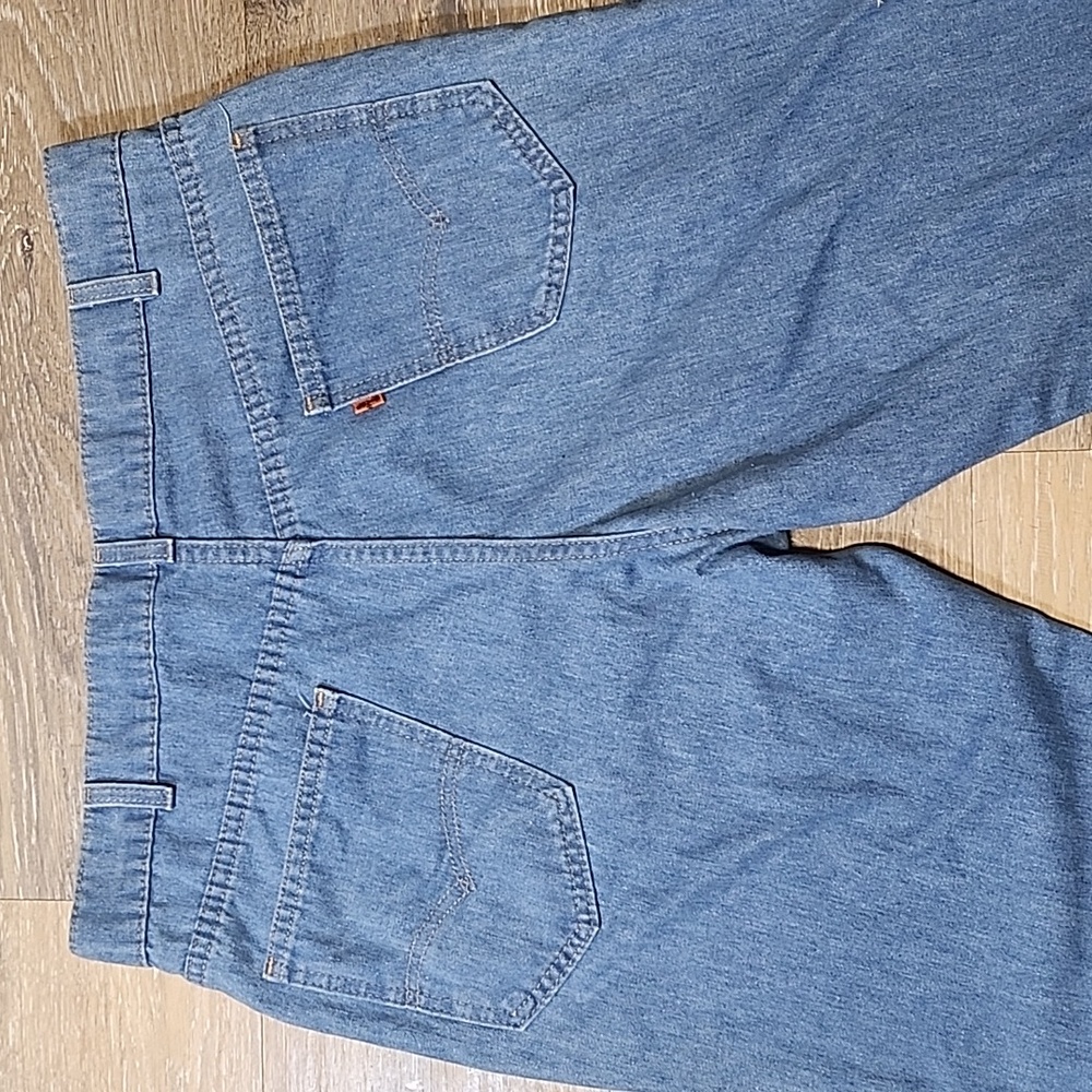 Levi's Light Blue Denim Pants Vintage Rare 70s Orange Tab